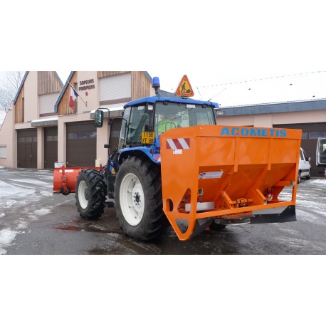 Lame à neige et saleuse pour tracteur, saleuse portée, saleuse 3 points,  fraiseuse à neige : Escomel